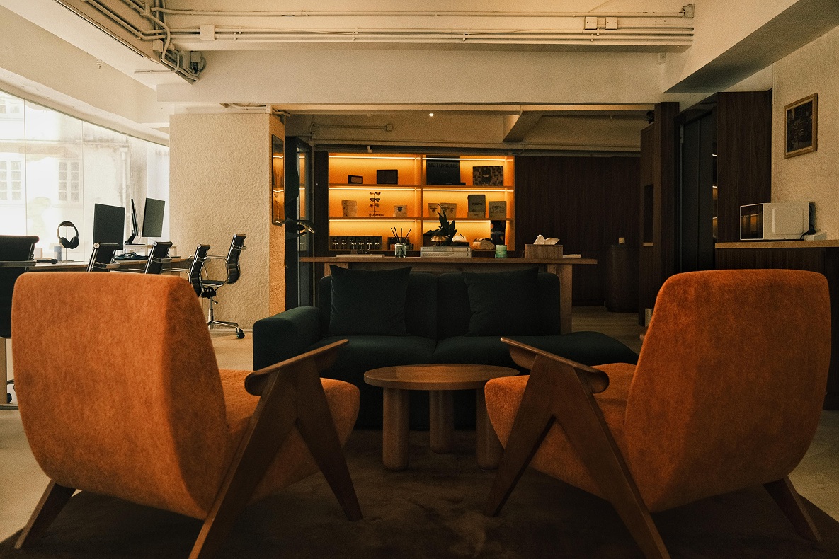 Detail of studio interior